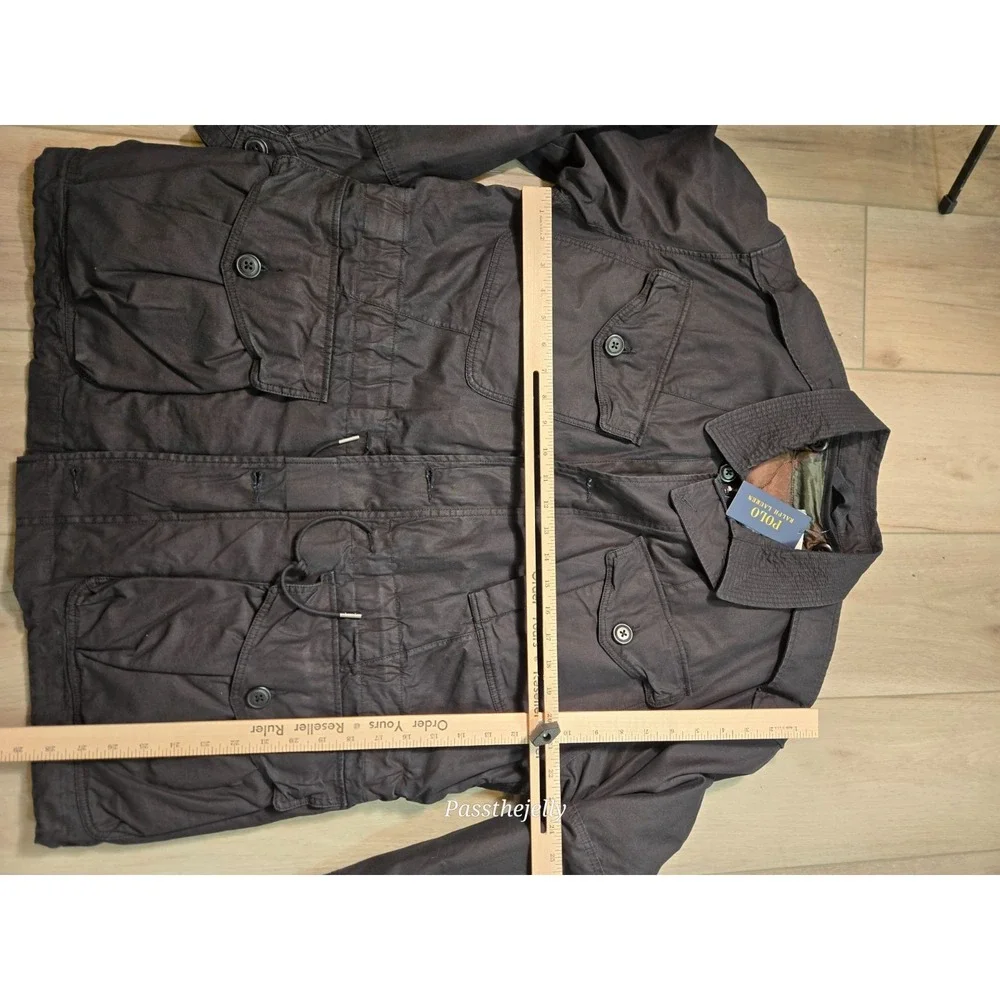 Polo Ralph Lauren Jacket Mens Large Field Camo Reveresable Liner Chore NWT